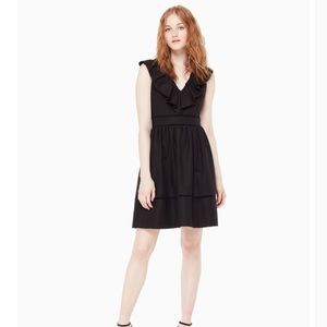 Kate Spade ruffle neck dress